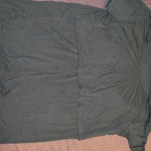 Maternity nursing dark green top XXL